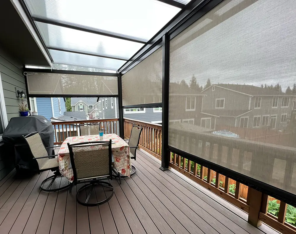 motorized retractable patio screens Seattle