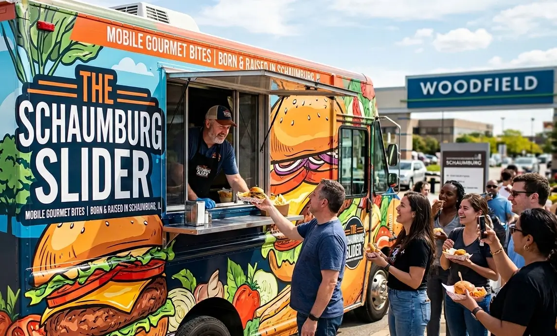 Why Your Schaumburg Food Truck Needs a Wrap