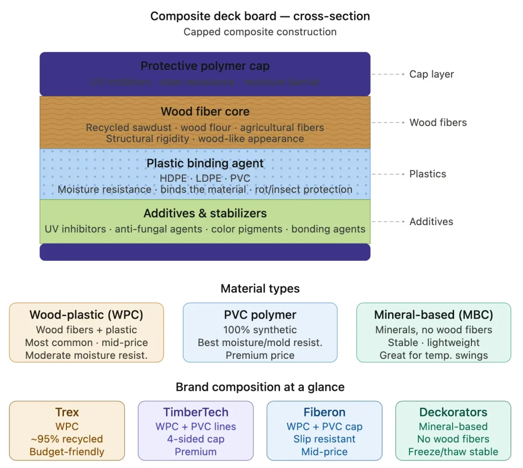Types of Composite Decking Materials